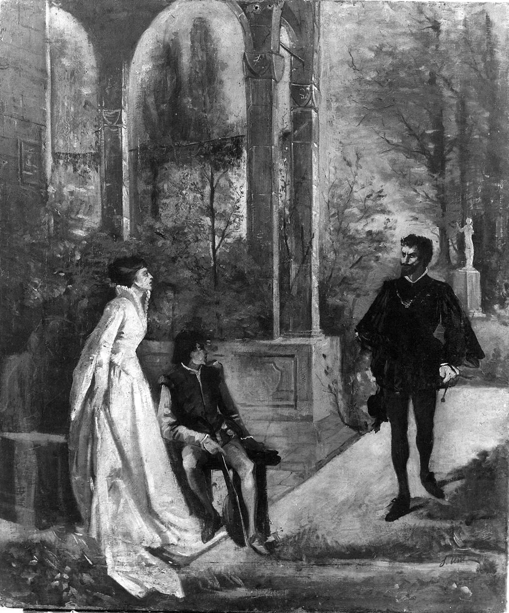 Stefano - figure in un giardino, Museo Civico, Pescia